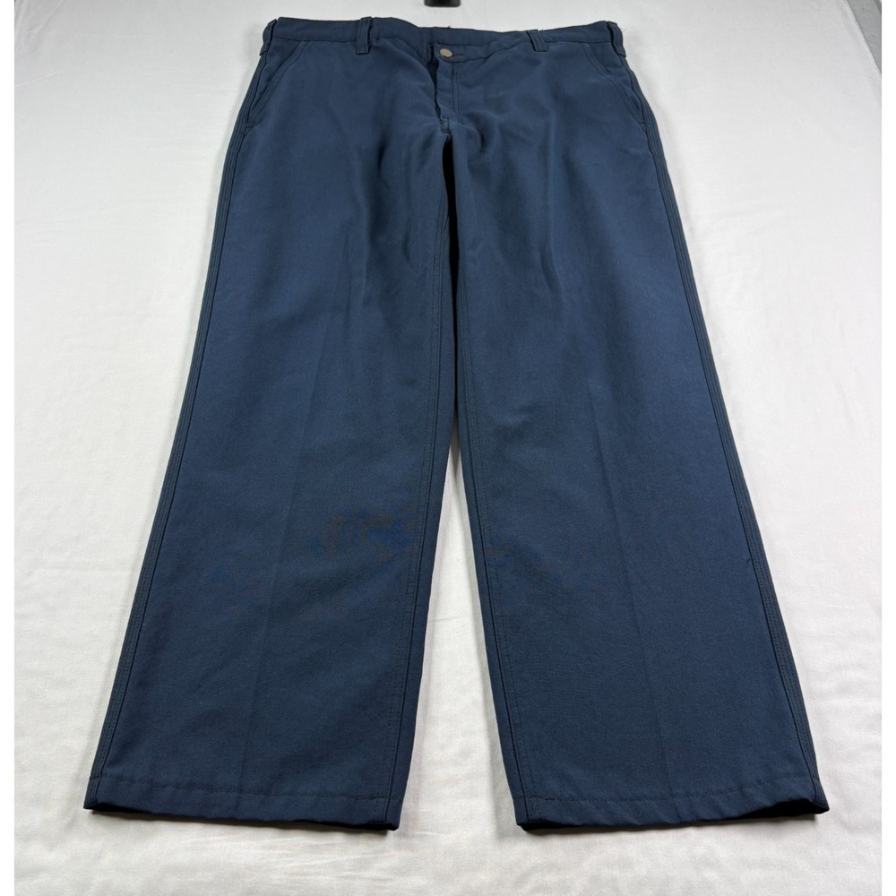 Workrite FR Pants Mens 38x30‎ Blue Flame Resistant Fire Workwear Aramid